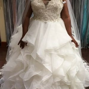 Custom wedding dress